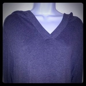 Heather Charcoal Athleisure hooded sweater